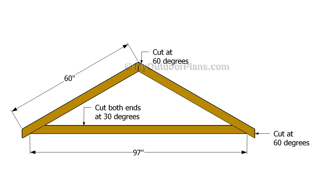 Best ideas about DIY Roof Trusses Plans
. Save or Pin Diy Shed Roof Plans Now.