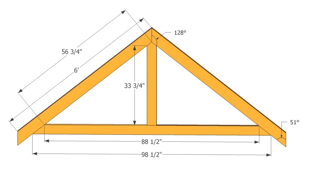 Best ideas about DIY Roof Trusses Plans
. Save or Pin Garden shed plans free Now.