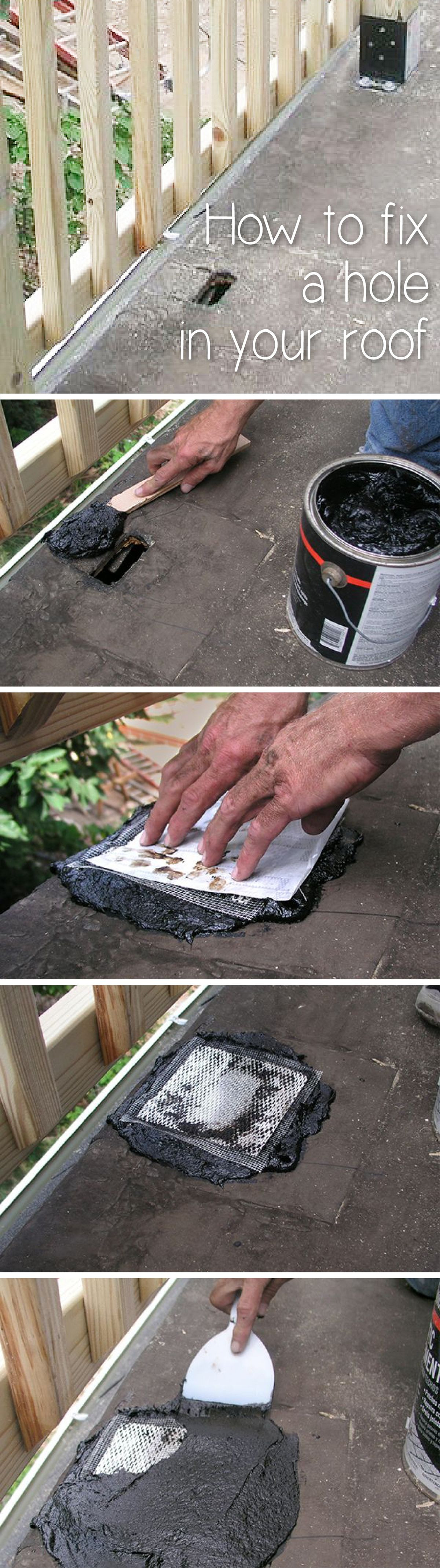 Best ideas about DIY Roofing Repairs
. Save or Pin How to Patch a Hole in the Roof DIY Ideas Now.
