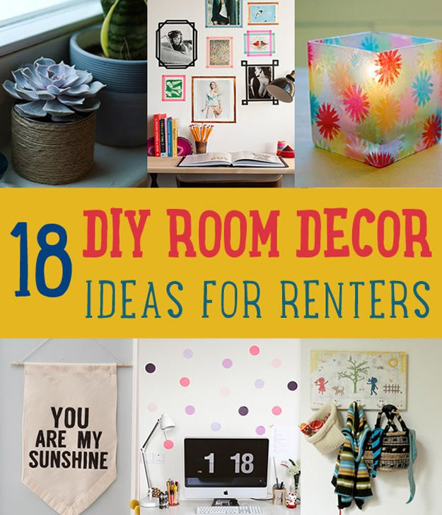 Best ideas about DIY Room Decorating Projects
. Save or Pin 18 DIY Room Decor Ideas for Crafters Now.