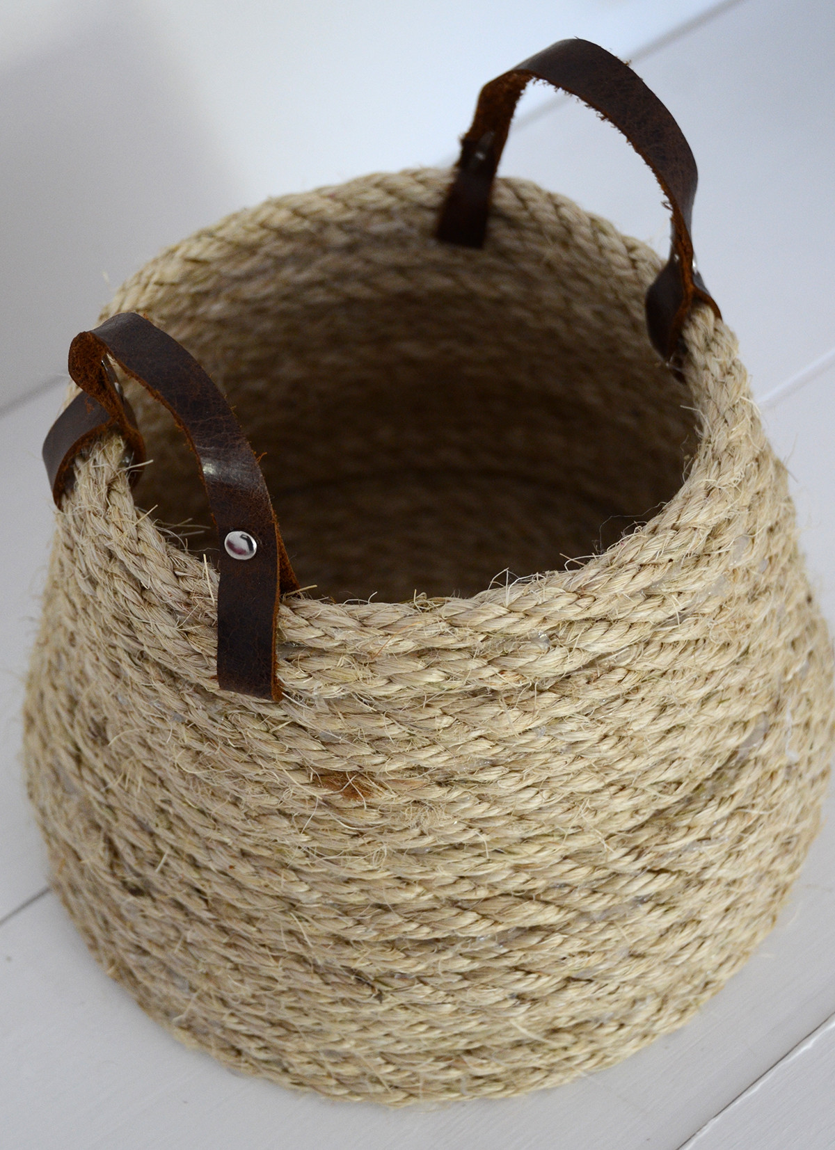 Best ideas about DIY Rope Basket
. Save or Pin Simple DIY Rope Basket Now.