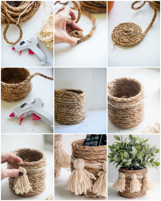 Best ideas about DIY Rope Basket
. Save or Pin IHeart Organizing UHeart Organizing A Darling DIY Rope Now.