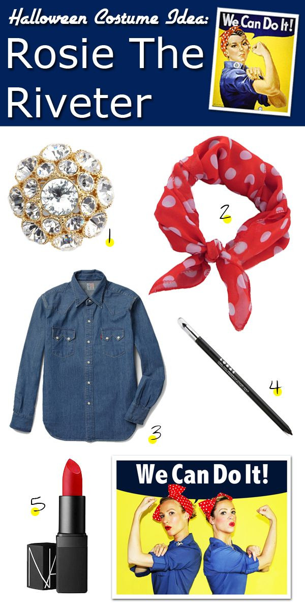 Best ideas about DIY Rosie The Riveter Costumes
. Save or Pin Fashionably Bombed DIY Halloween Costume Rosie The Now.