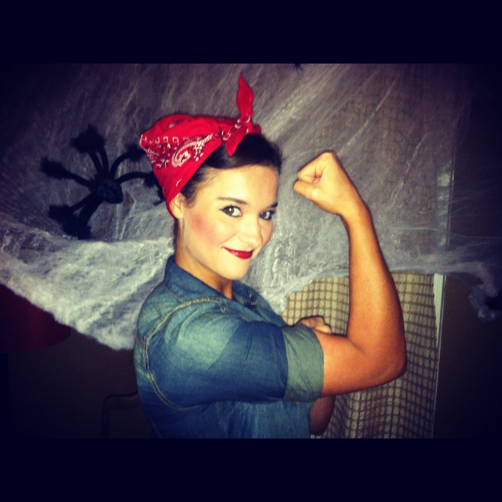 Best ideas about DIY Rosie The Riveter Costumes
. Save or Pin Easy Halloween Costume Rosie the Riveter My Life Well Loved Now.