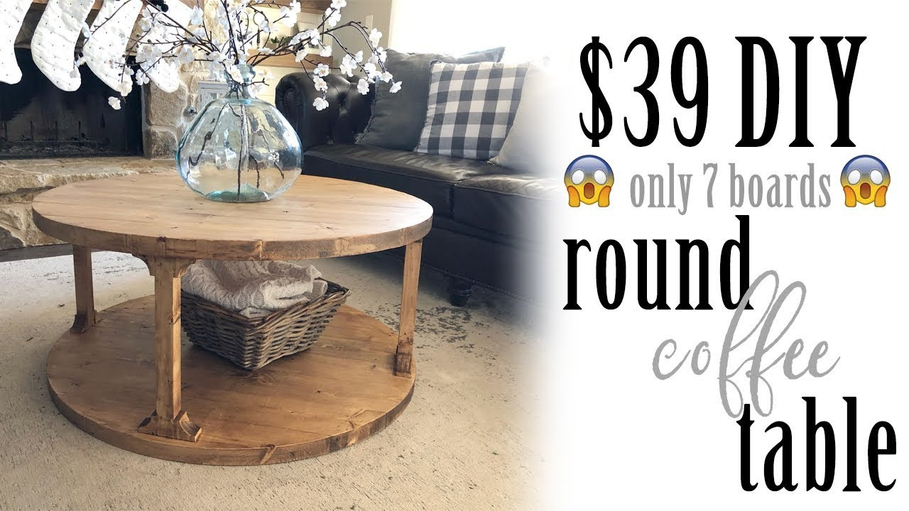 Best ideas about DIY Round End Table
. Save or Pin $39 DIY Round Coffee Table Now.