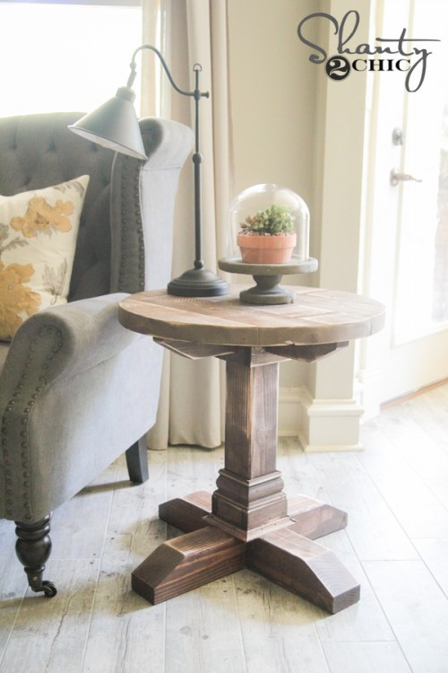 Best ideas about DIY Round Table
. Save or Pin DIY Round Side Table Shanty 2 Chic Now.