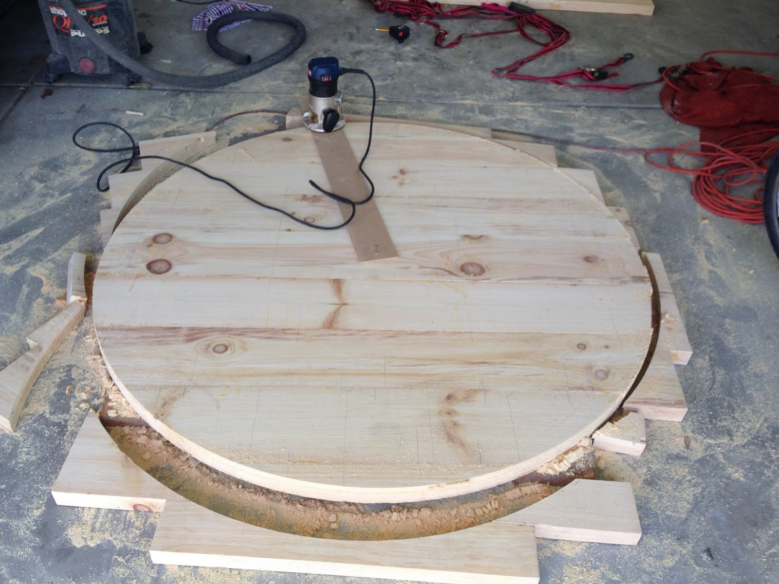 Best ideas about DIY Round Table Top Ideas
. Save or Pin do it yourself divas DIY Round Restoration Hardware Table Now.