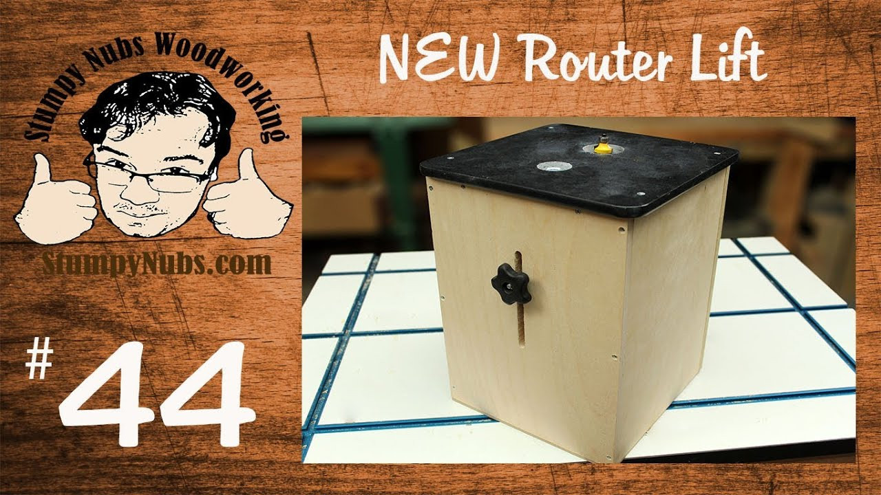 Best ideas about DIY Router Lift
. Save or Pin SNW44 Build your own FEATURE LOADED router lift also Now.