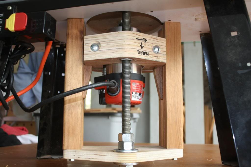 Best ideas about DIY Router Lift
. Save or Pin home made router lift Now.