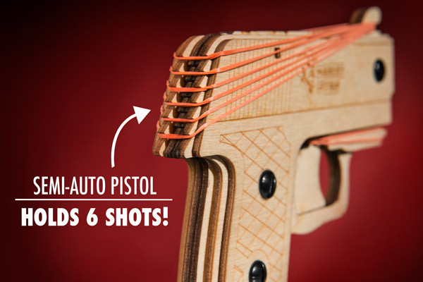 Best ideas about DIY Rubber Band Gun
. Save or Pin The DIY Rubber Band Pistol Now.