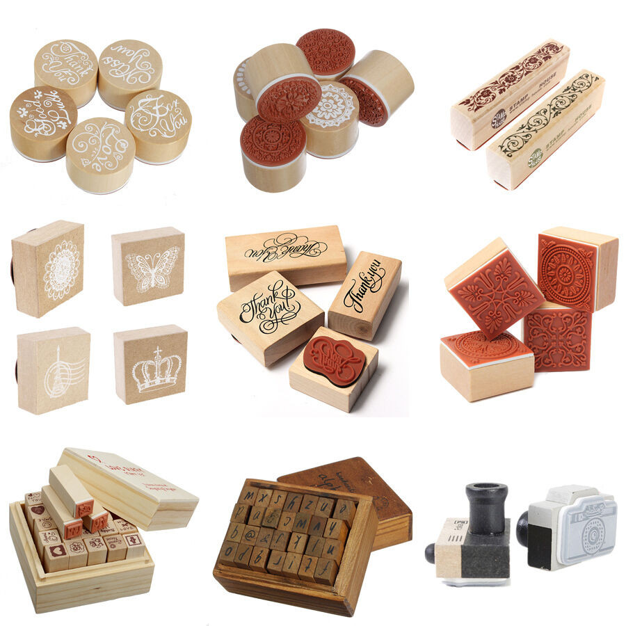 Best ideas about DIY Rubber Stamp
. Save or Pin Set Vintage Retro Style Wooden Rubber Stamp stamper Now.