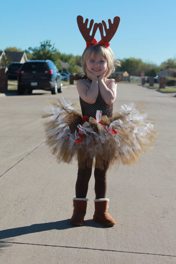 Best ideas about DIY Rudolph Costume
. Save or Pin Reindeer tutu dress Baby toddler reindeer by Now.