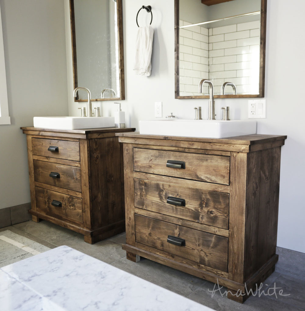 Best ideas about DIY Rustic Bathroom Vanity
. Save or Pin Ana White Now.