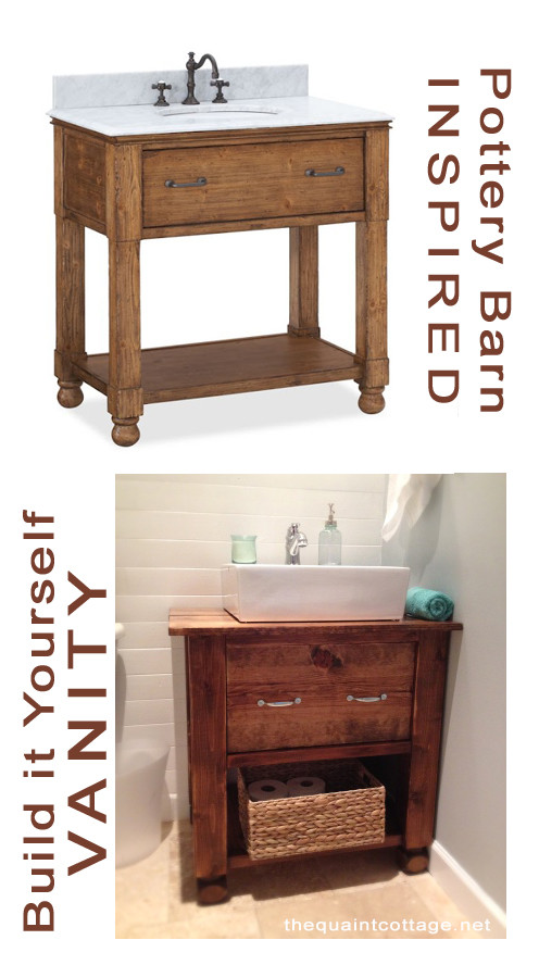 Best ideas about DIY Rustic Bathroom Vanity
. Save or Pin DIY Bathroom Vanity How To Now.