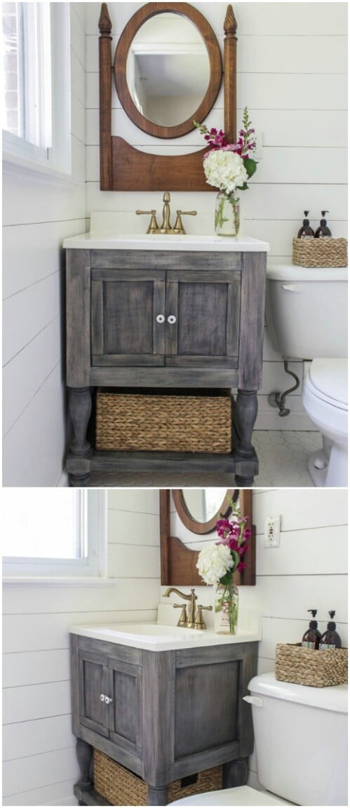 Best ideas about DIY Rustic Bathroom Vanity
. Save or Pin 20 Gorgeous DIY Bathroom Vanities to Beautify Your Beauty Now.