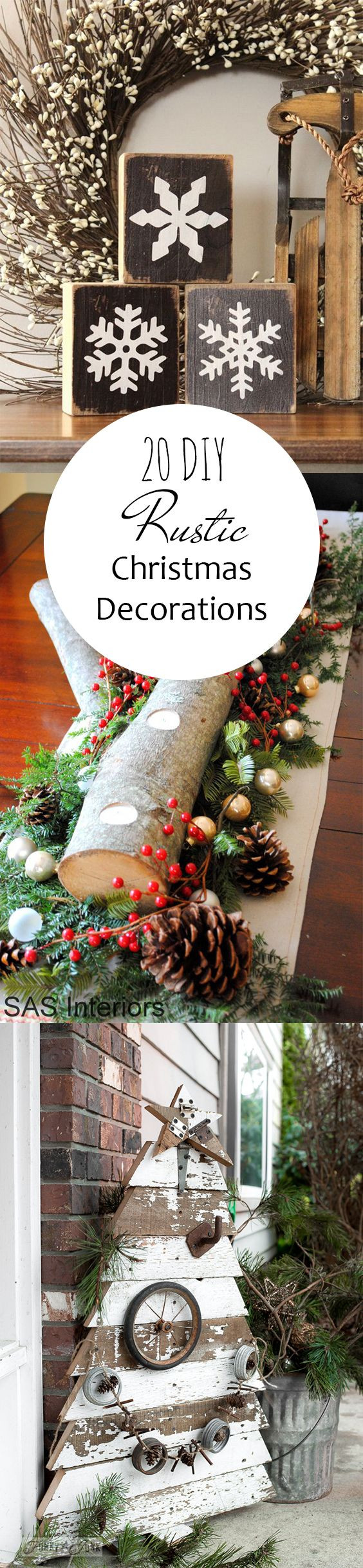 Best ideas about DIY Rustic Christmas Decor
. Save or Pin 20 Beautiful Rustic Ideas for Christmas Decorations 14 Now.