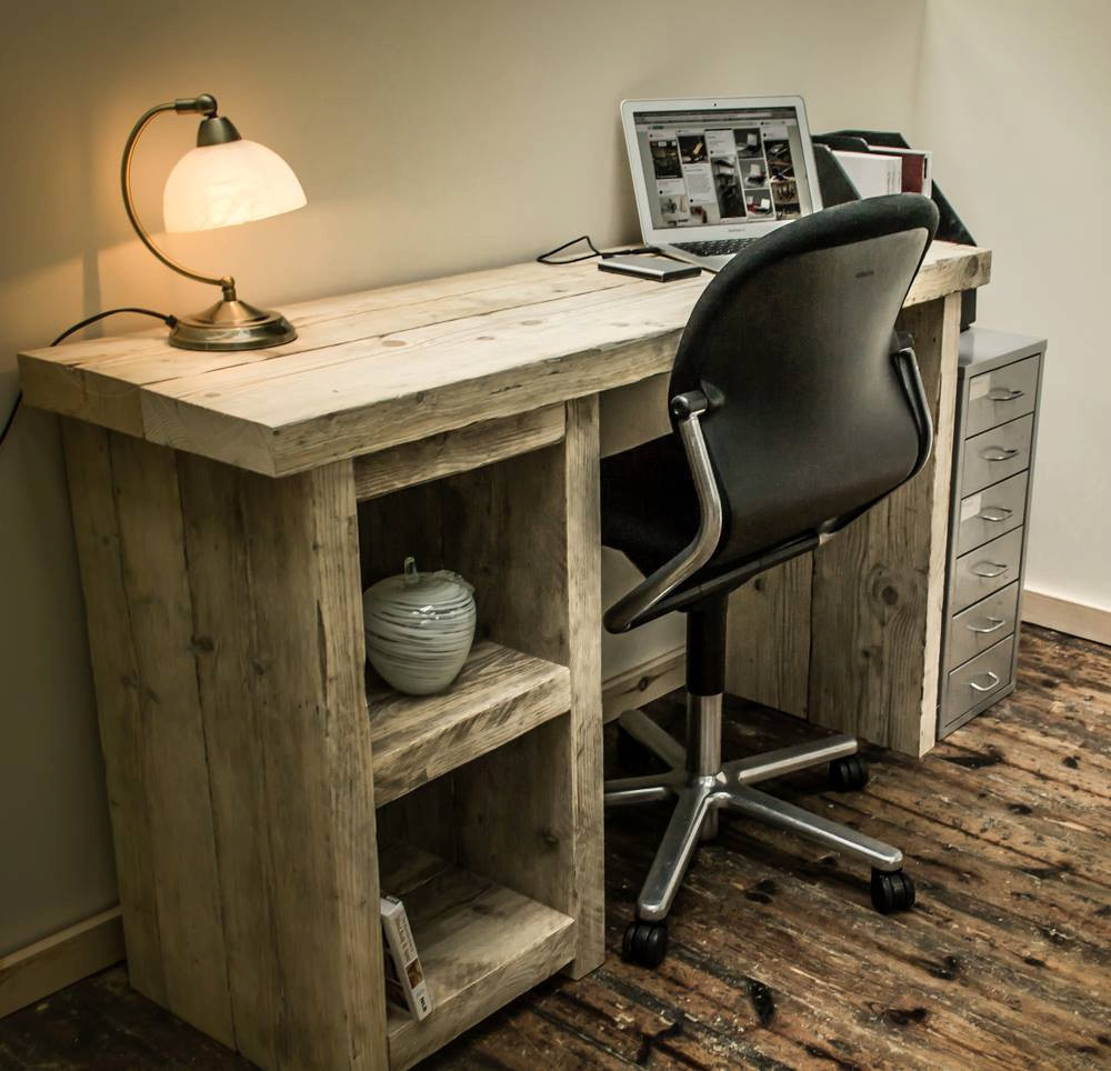 Best ideas about DIY Rustic Desk
. Save or Pin Chunky Rustic Single Pedestal Desk our most popular small Now.