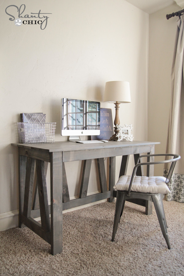 Best ideas about DIY Rustic Desk
. Save or Pin Rustic Truss Desk Free Plans Now.