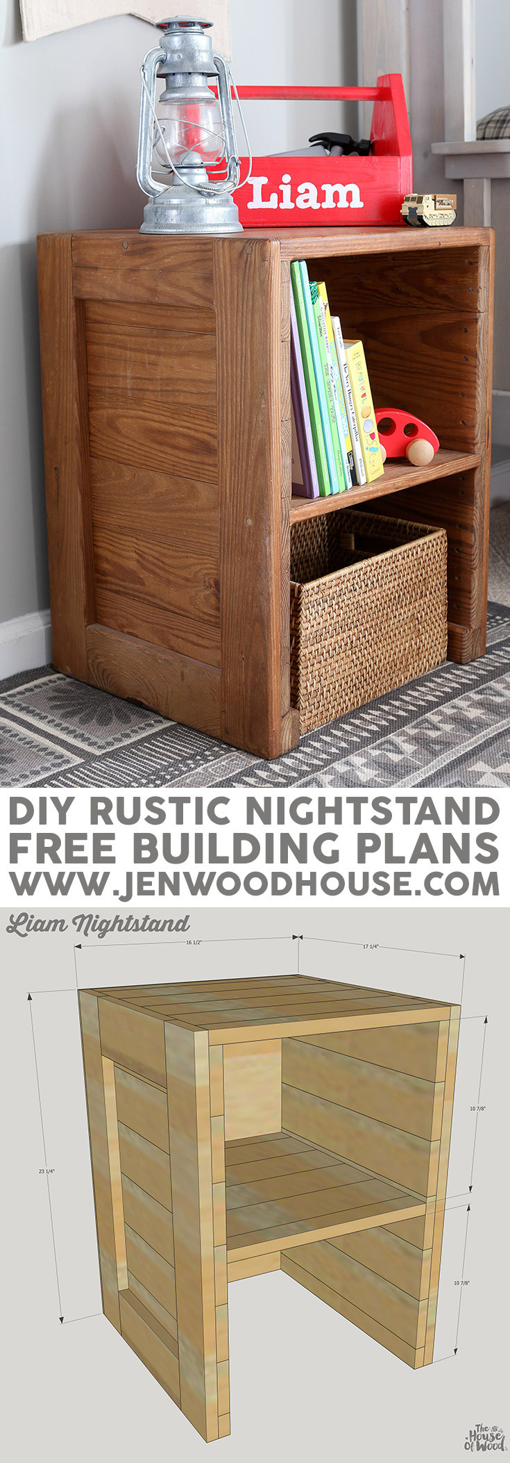 Best ideas about DIY Rustic Nightstand
. Save or Pin Free Plans DIY Rustic Nightstand Now.