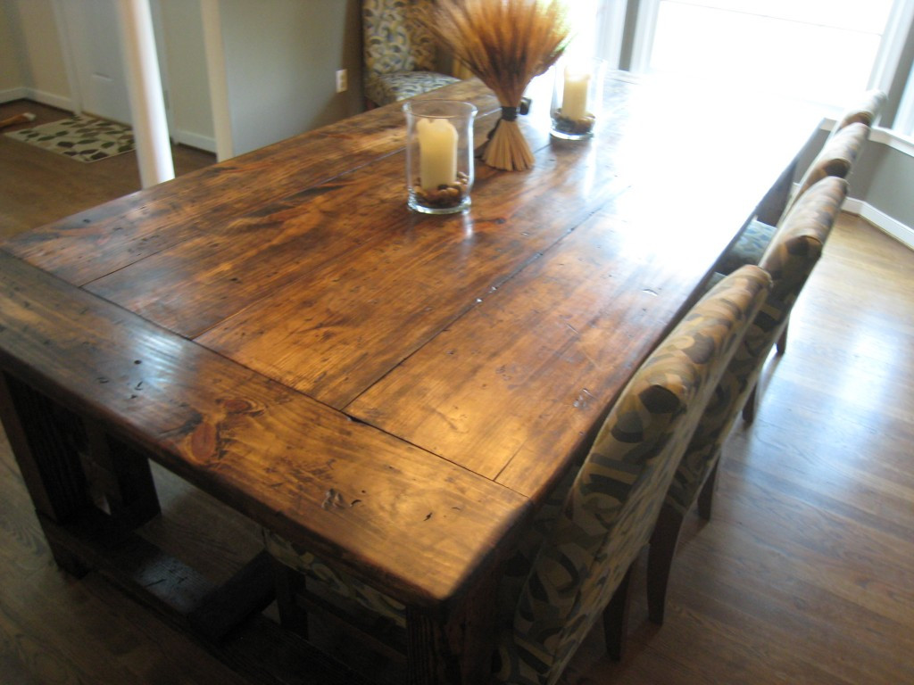 Best ideas about DIY Rustic Tables
. Save or Pin DIY Friday Rustic Farmhouse Dining Table Now.