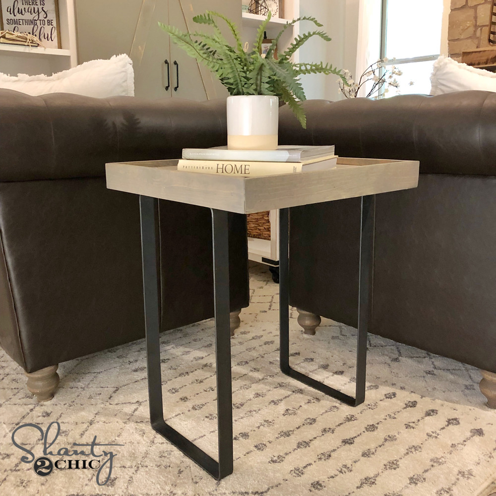 Best ideas about DIY Rustic Tables
. Save or Pin DIY Modern Rustic End Table Shanty 2 Chic Now.