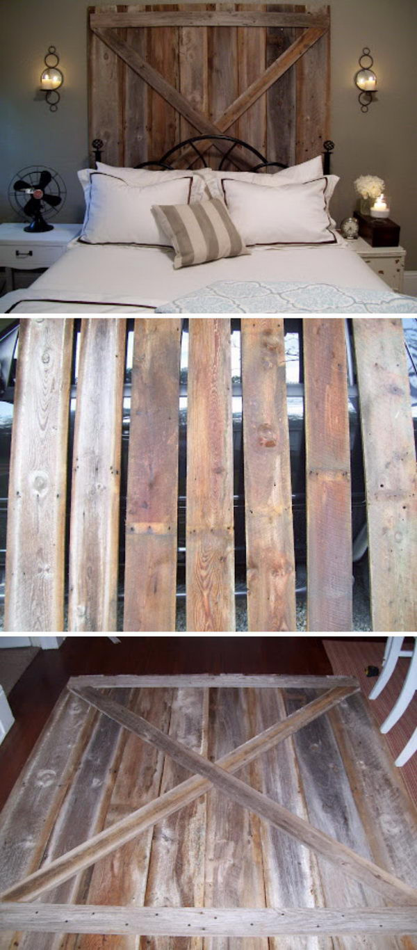 Best ideas about DIY Rustic Wood Headboard
. Save or Pin 30 Rustic Wood Headboard DIY Ideas Hative Now.