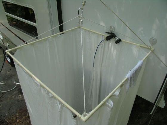 Best ideas about DIY Rv Shower
. Save or Pin DIY RV Outdoor Shower Stall Now.