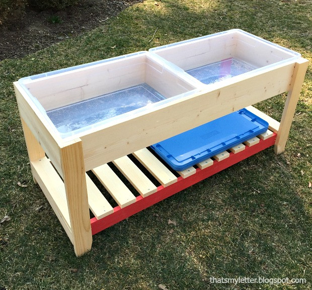 Best ideas about DIY Sand And Water Table
. Save or Pin That s My Letter DIY Sand & Water Play Table Now.