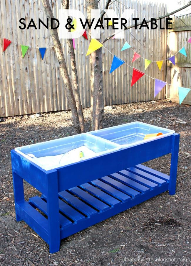Best ideas about DIY Sand Table
. Save or Pin DIY Sand & Water Table – FlowerPower Vase Now.