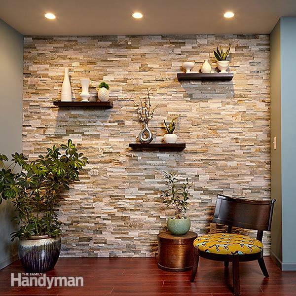 Best ideas about DIY Sandstone Wall
. Save or Pin 7 Chic DIY Stone And Faux Stone Accent Walls Shelterness Now.