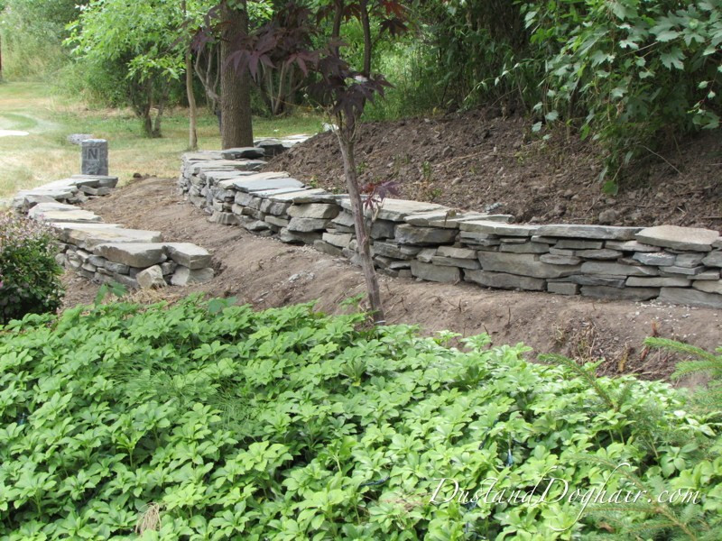 Best ideas about DIY Sandstone Wall
. Save or Pin DIY Stacked Stone Retaining Wall – Part 2 – DustandDoghair Now.