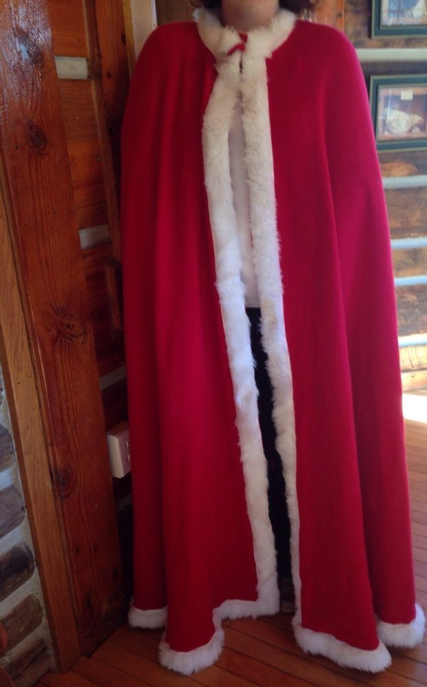 Best ideas about DIY Santa Costume
. Save or Pin Mrs Santa Claus Halloween Costume Cape Jacket Fleece Fur Now.