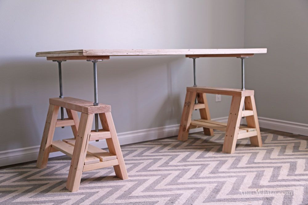 Best ideas about DIY Sawhorse Table
. Save or Pin How To Build A Sawhorse Desk For Both Rustic And Modern Now.