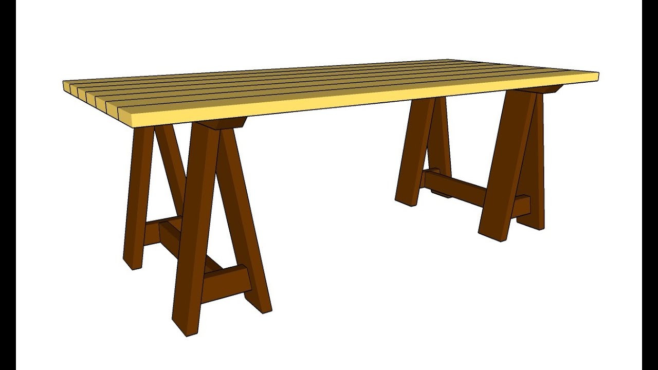 Best ideas about DIY Sawhorse Table
. Save or Pin How to build a sawhorse table Now.