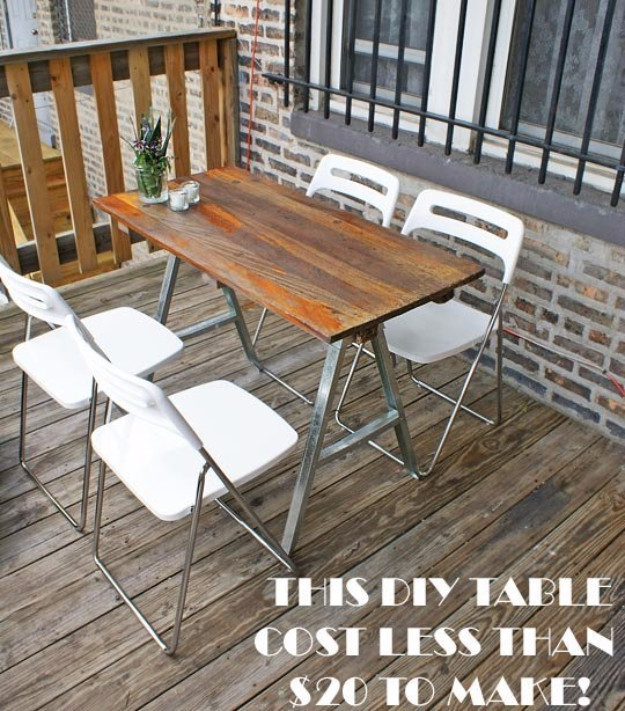 Best ideas about DIY Sawhorse Table
. Save or Pin 38 DIY Dining Room Tables Now.