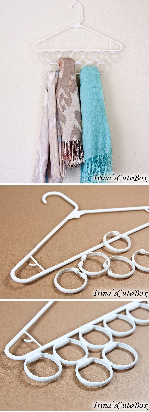 Best ideas about DIY Scarf Hanger
. Save or Pin 40 Clever Closet Storage and Organization Ideas Hative Now.