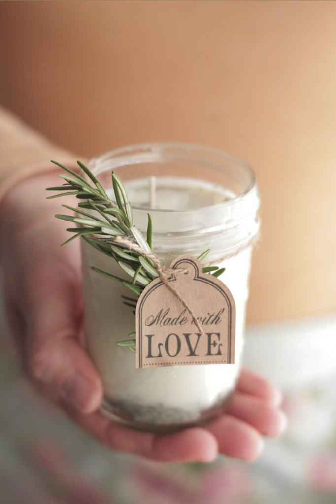 Best ideas about DIY Scented Candles
. Save or Pin DIY Homemade Candles with natural lavender rosemary scent Now.