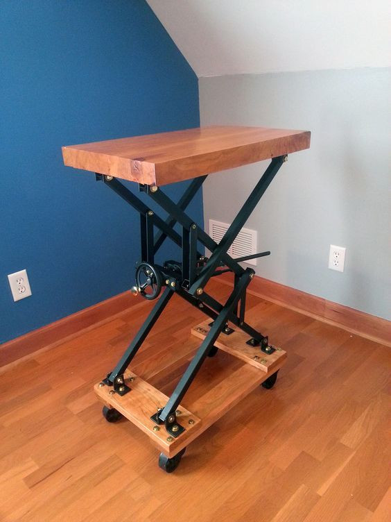 Best ideas about DIY Scissor Lift Table
. Save or Pin DIY Industrial Style Scissor Lift End Table Now.