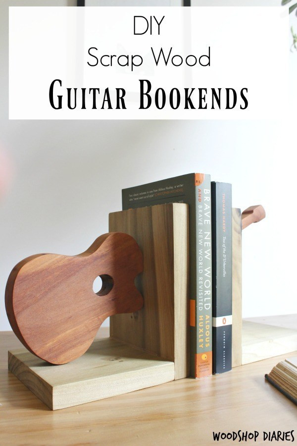 Best ideas about DIY Scrap Wood Projects
. Save or Pin How to Build your Own Scrap Wood Bookends Shaped like a Guitar Now.