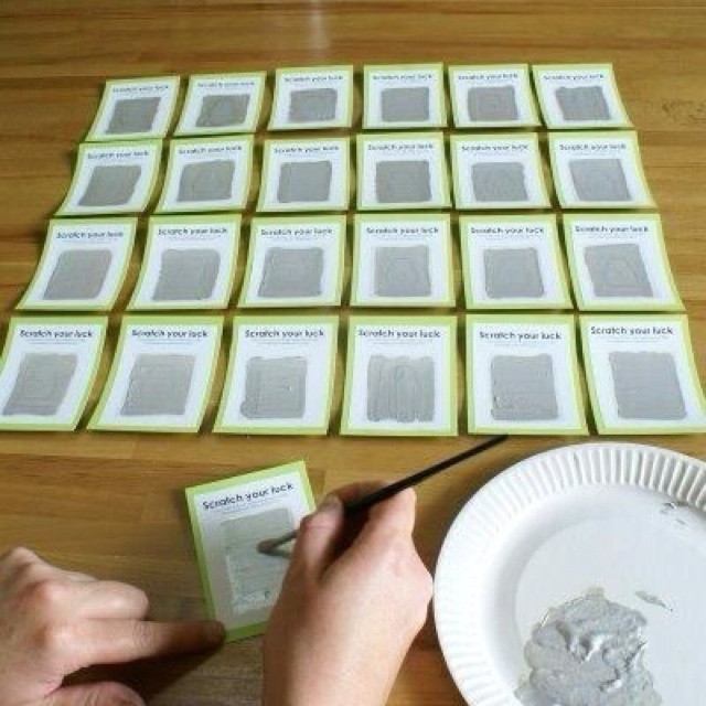 Best ideas about DIY Scratch Off
. Save or Pin Homemade Scratch f Tickets Now.