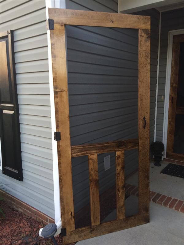 Best ideas about DIY Screen Door
. Save or Pin DIY Pallet Screen Door Now.