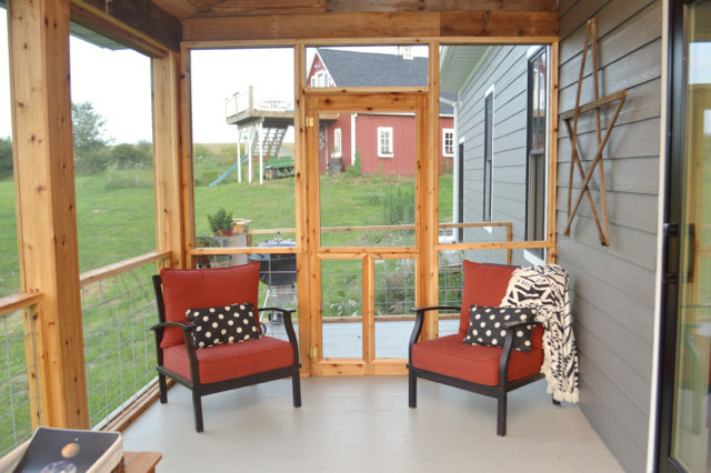 Best ideas about DIY Screen Porch
. Save or Pin DIY cedar and barnwood screened porch NewlyWoodwards Now.