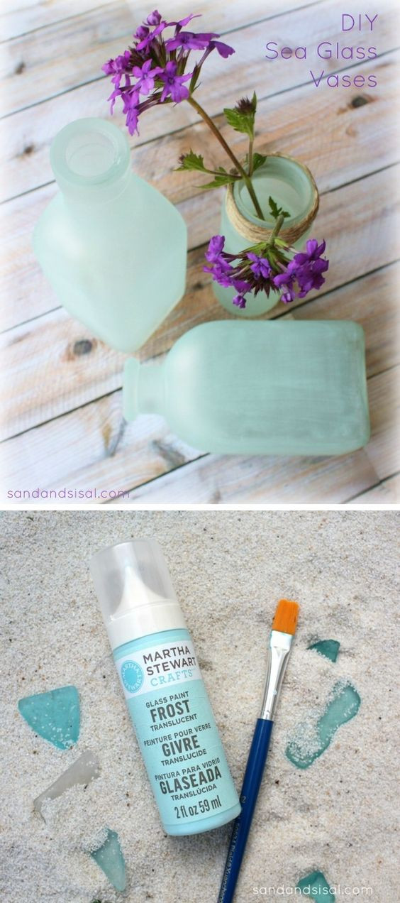 Best ideas about DIY Sea Glass
. Save or Pin DIY Sea Glass Vases Now.