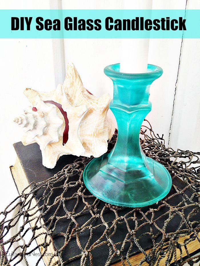 Best ideas about DIY Sea Glass
. Save or Pin DIY Sea Glass Candlestick Now.