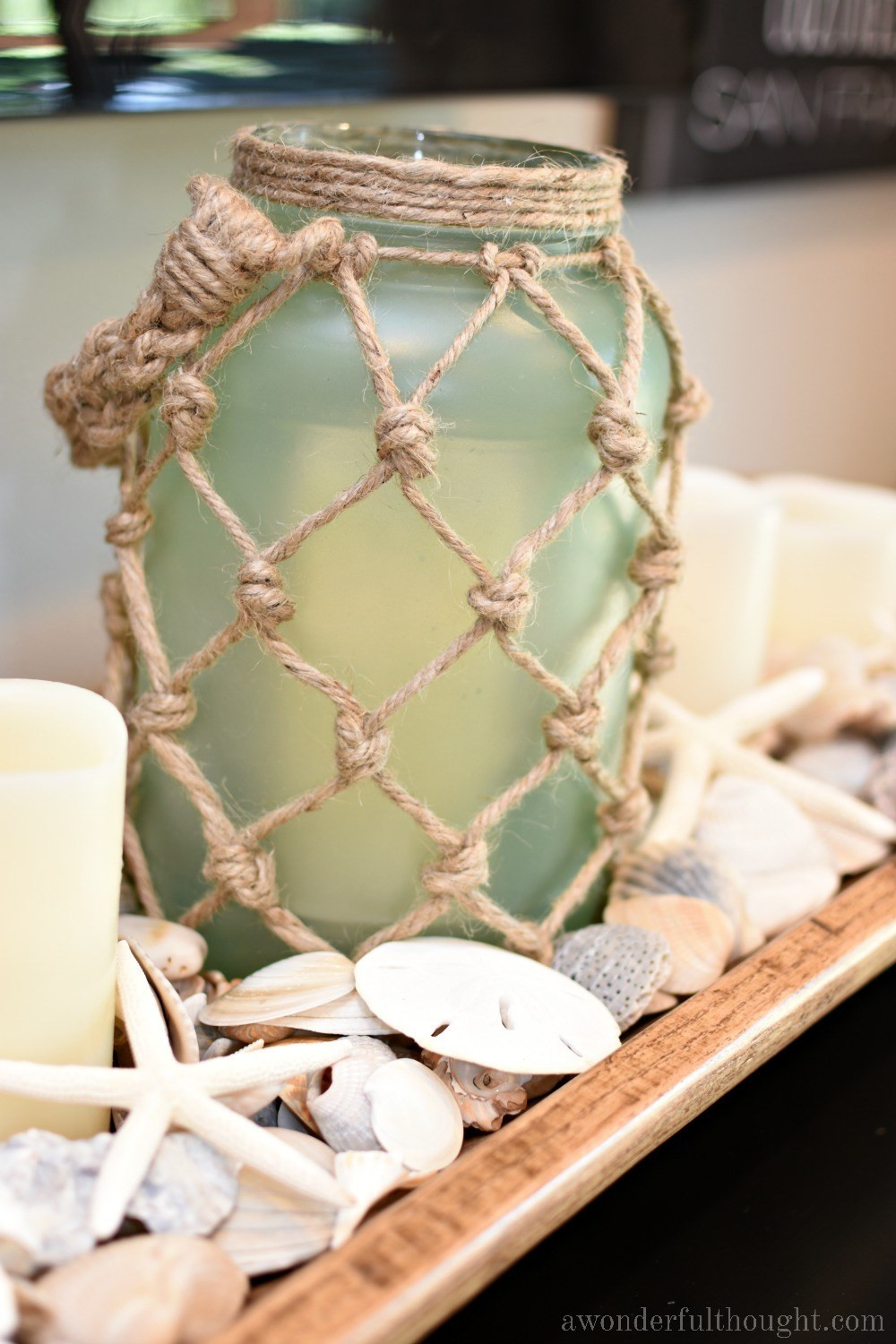 Best ideas about DIY Sea Glass
. Save or Pin DIY Sea Glass Rope Lantern A Wonderful Thought Now.