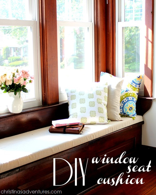 Best ideas about DIY Seat Cushion
. Save or Pin DIY Window Seat Cushion Christinas Adventures Now.