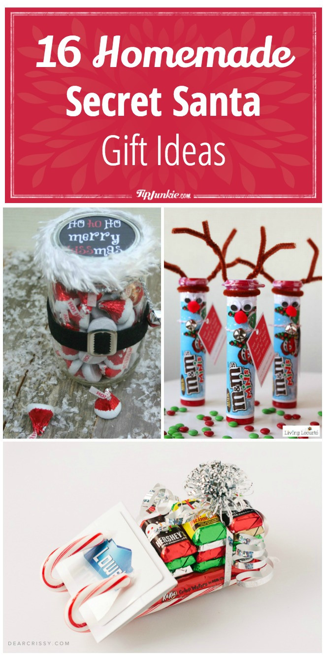 Best ideas about DIY Secret Santa Gifts
. Save or Pin 16 Homemade Secret Santa Gift Ideas – Tip Junkie Now.