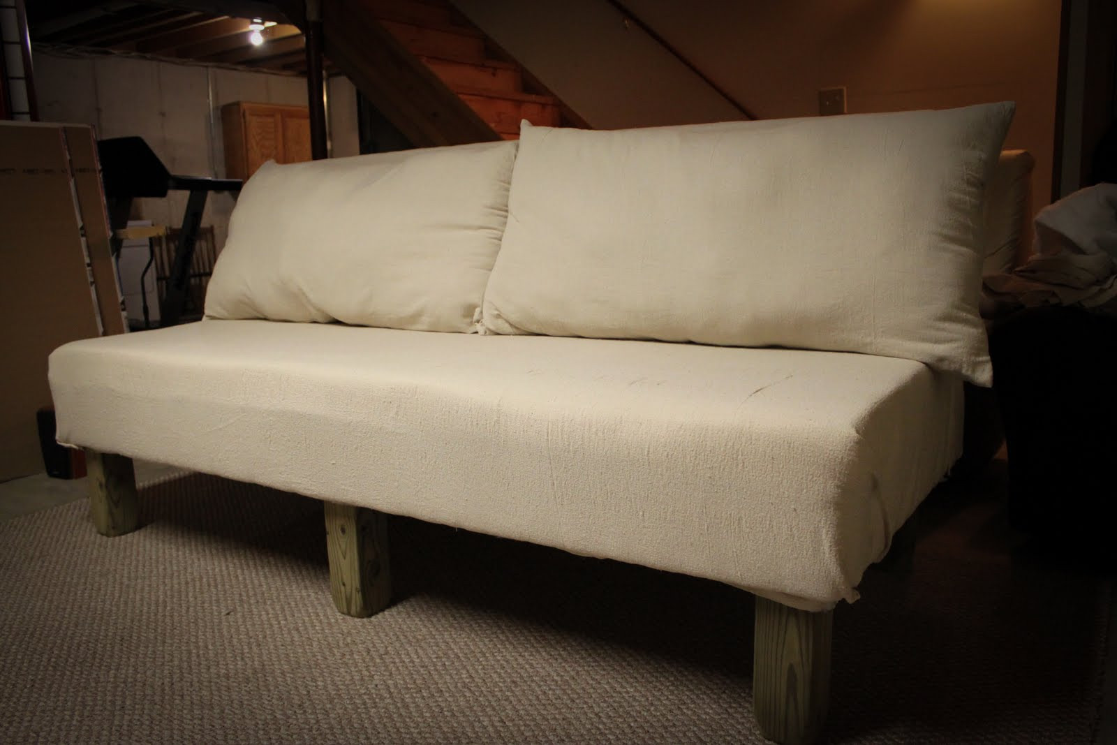 Best ideas about DIY Sectional Sofa
. Save or Pin Thrift Store Creations DIY Sofa Tutorial Now.