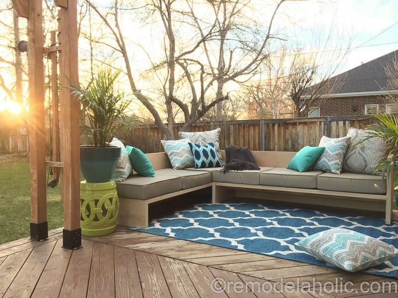Best ideas about DIY Sectional Sofa
. Save or Pin DIY Outdoor Sectional Sofa Tutorial Building Plan Now.
