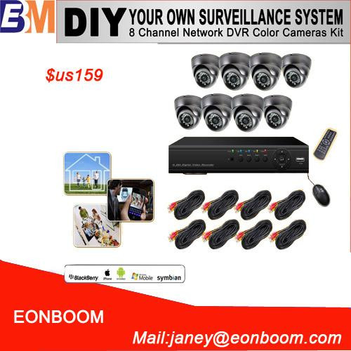 Best ideas about DIY Security Camera Kit
. Save or Pin DIY SURVEILLANCE VIDEO SYSTEM 8 CAMERAS 8ch DVR KIT of eonboom Now.